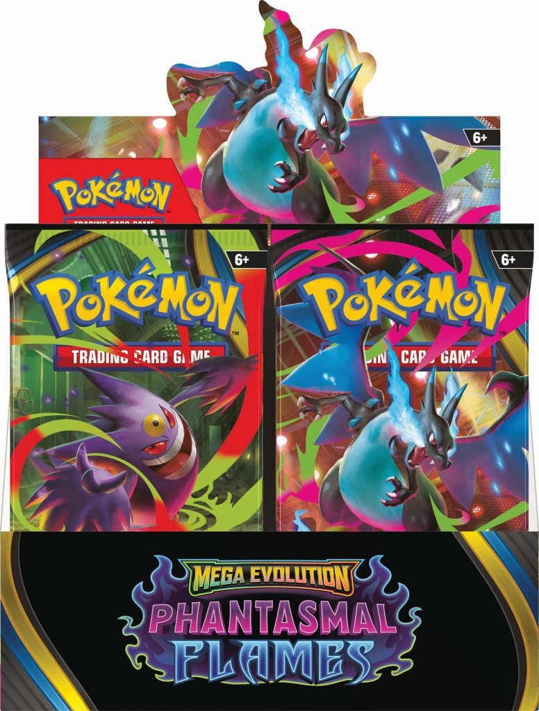 Collectible Series Set PRE-ORDER Pokemon TCG: Mega Evolution - Phantasmal Flames Booster   Custom 9 Pocket Binder