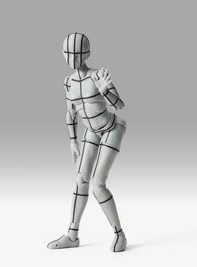 Standing Pose Original Box Body-chan -Sports- Edition -Wire Frame- (Gray Color Ver.) S.H.Figuarts