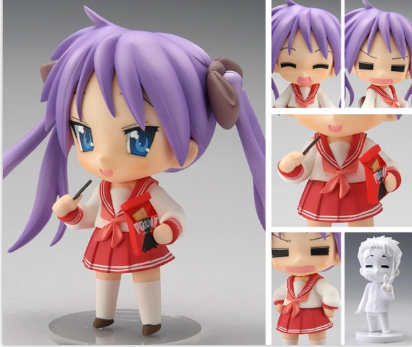 Cowboy Sculpture Vintage Theme Lucky??Star Nendoroid #028c Hiiragi Kagami (Chara-Ani ver. version) - Good Smile Company