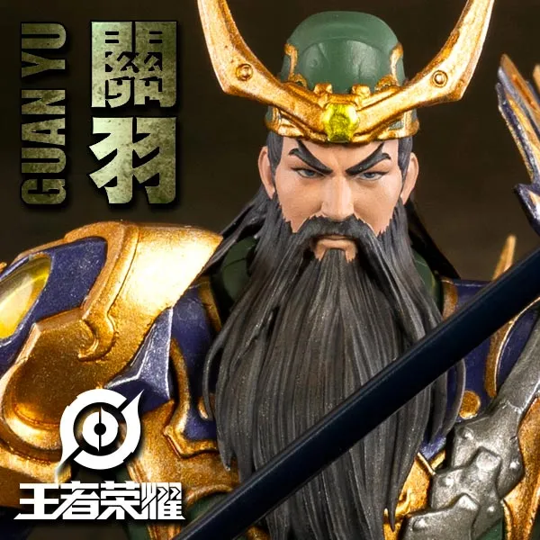 Mathematical Model Threezero Honor of Kings GUAN YU 1/12 Collectible Action Figures