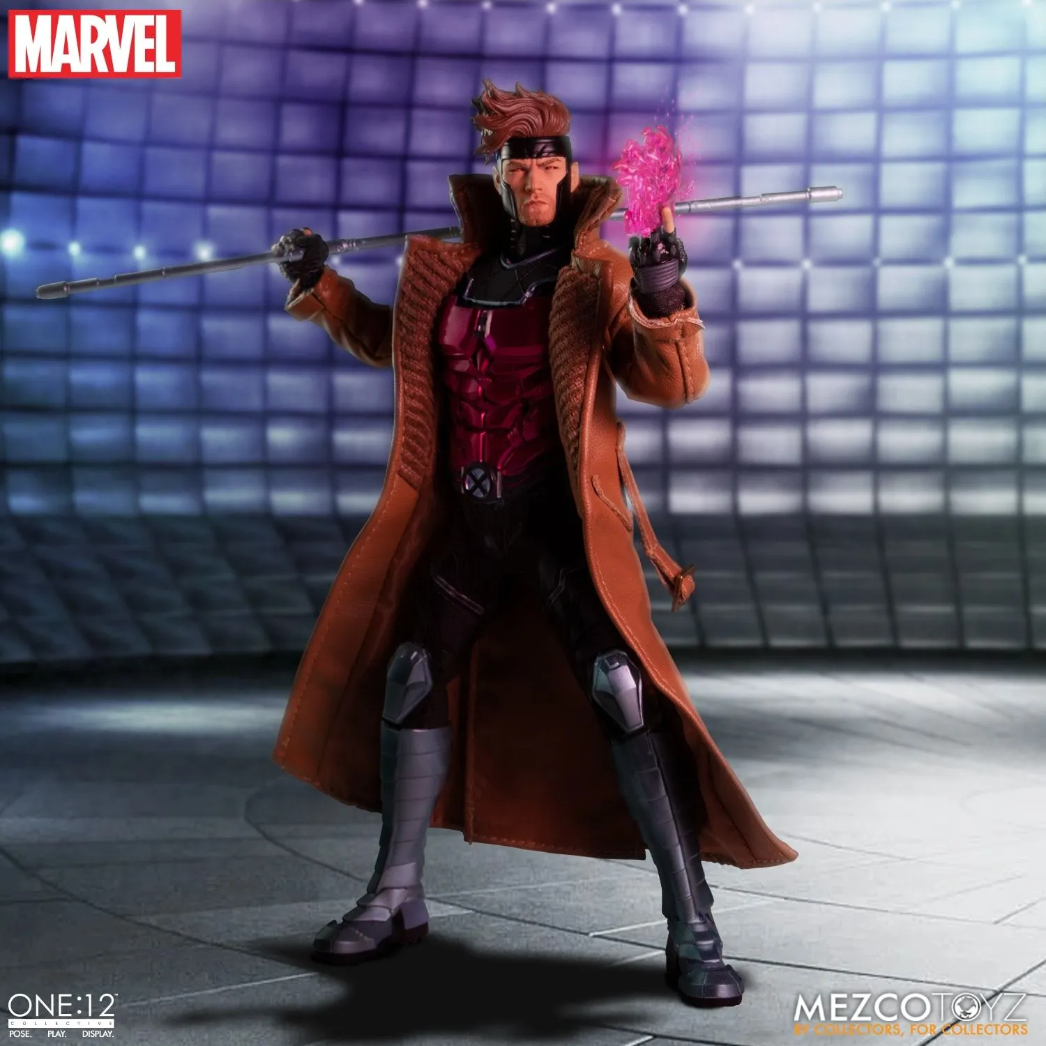Recycled plastic Mezco One:12 Gambit