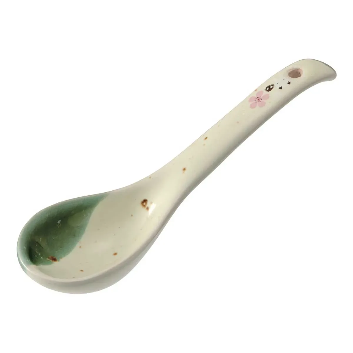 My Neighbour Totoro: Totoro Traditional Japanese Soup Spoon (Sakura/Cherry Blossom) highly recommended Collectible Hobby