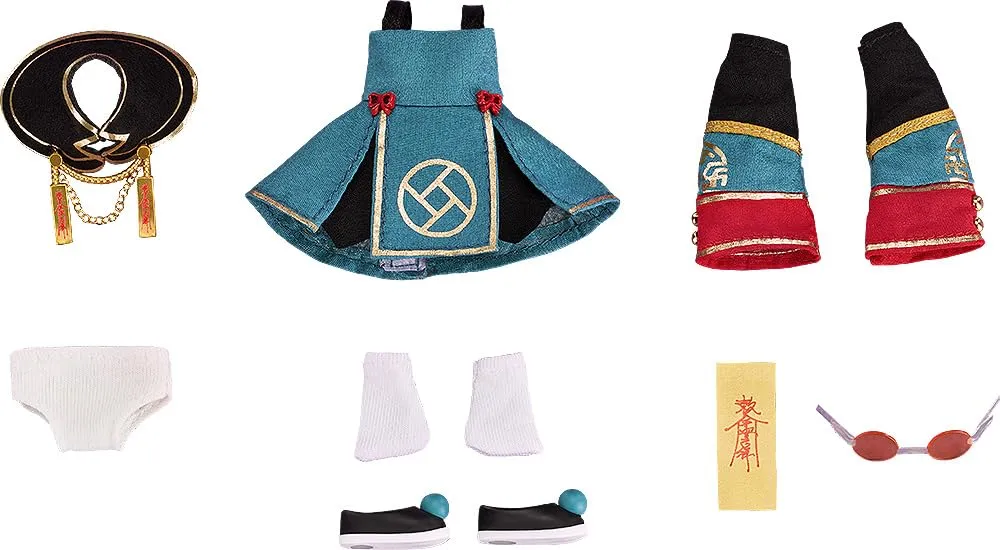 PVC Decor Character Toy Nendoroid Doll Outfit Set Chinese-Style Jiangshi Twins Ginger