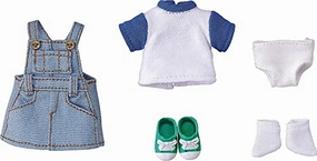 Nendoroid Doll Clothes Set Overall Skirt Resin Model Wall Mounted