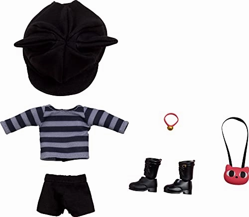 Nendoroid Doll Outfit Set Cat-Themed Outfit (Gray) Top Rated Character Art