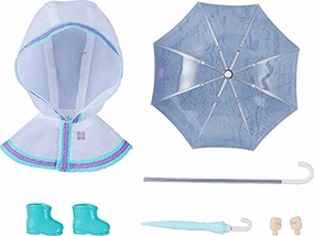 Nendoroid Doll Outfit Set Rain Poncho (White) Movie Article Gift Bundle