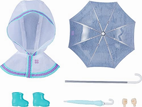 Nendoroid Doll Outfit Set Rain Poncho (White) Movie Article Gift Bundle