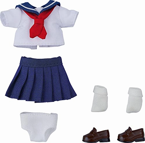 Mainstream Appeal Miniature Object Nendoroid Doll Outfit Set Short-Sleeved Sailor Outfit (Navy)