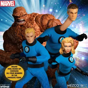 ONE-12 COLLECTIVE MARVEL FANTASTIC FOUR DLX STEEL BOX AF SET Pre-Columbian