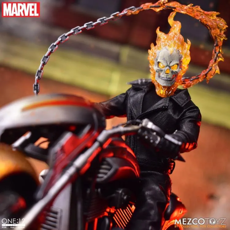 ONE:12 COLLECTIVE MARVEL GHOST RIDER & HELL CYCLE AF SET Alternate Costume Anime Series