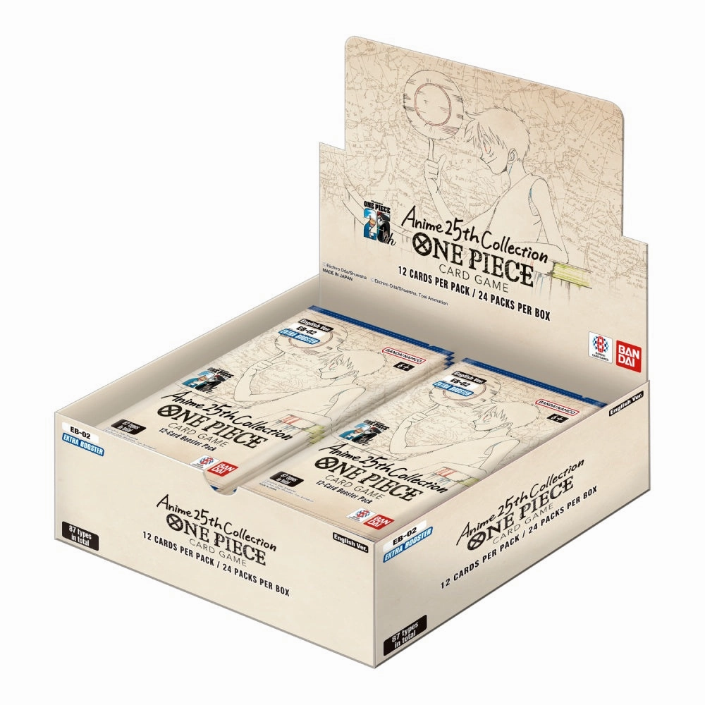 Collectible Find Series One Piece Card Game: Extra Booster Display ?C Anime 25th Collection [EB-02]