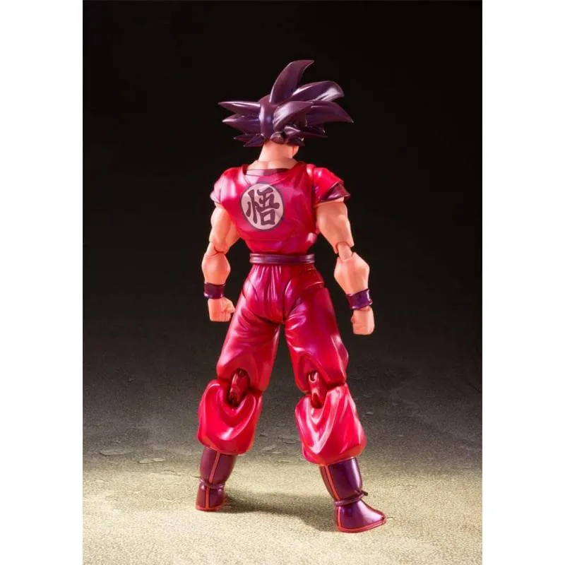 Artistic Sculpture Holiday themed S.H.FIGUARTS DRAGON BALL SON GOKU KAIOKEN VER