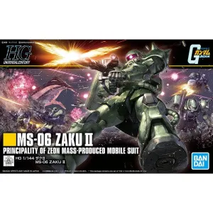 Earthquake Simulator Exploration Excitement Bandai Hobby HGUC 1/144 #241 MS-06 ZAKU II