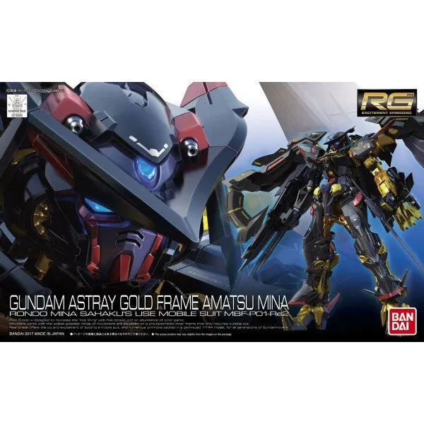 Promise Keep Rocket Launch Bandai Hobby RG 1/144 #24 Gundam Astray Gold Frame Amatsu Mina (5055460)