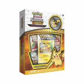 POKEMON SHINING LEGENDS PIN COLLECTION PIKACHU Limited Series Display