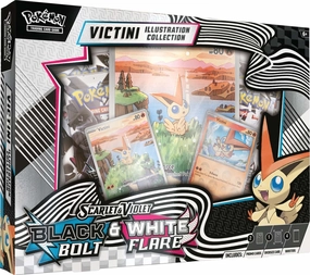 Pokemon Trading Card Game: Scarlet and Violet Black Bolt and White Flare Victini Illustration Collection Collector's Series Series