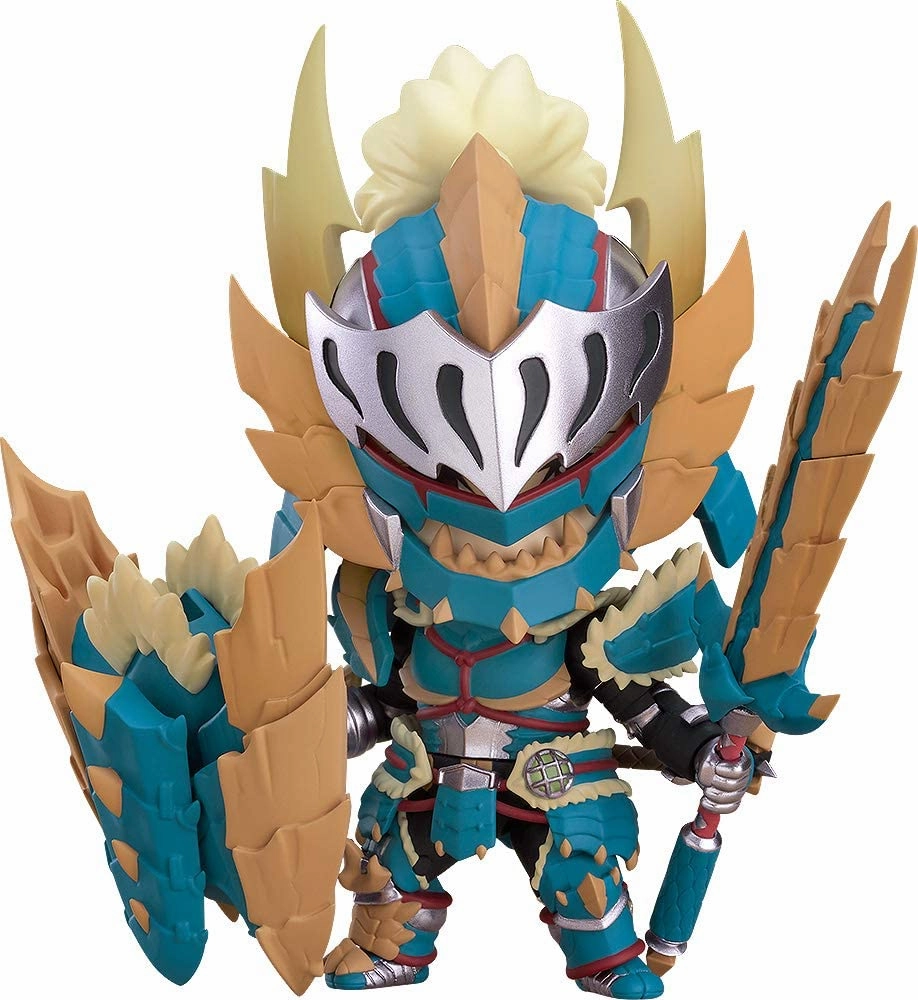 Gold Leaf Limited Merchandise Monster Hunter World: Iceborne - Nendoroid #1421 Male Zinogre Alpha Armor Ver. (Good Smile Company)