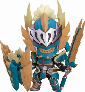 Gold Leaf Limited Merchandise Monster Hunter World: Iceborne - Nendoroid #1421 Male Zinogre Alpha Armor Ver. (Good Smile Company)