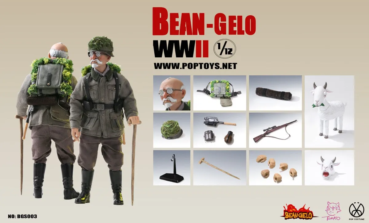 POP Toys [POP-BGS003] Sniper Geezer ??Weber?? 1/12 Rubber Toy Collectors Model