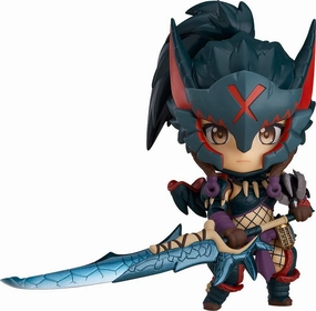 Monster Hunter World: Iceborne - Nendoroid #1284 - Hunter: Female Nargacuga Alpha Armor Ver. (Good Smile Company) School Project Vintage Theme