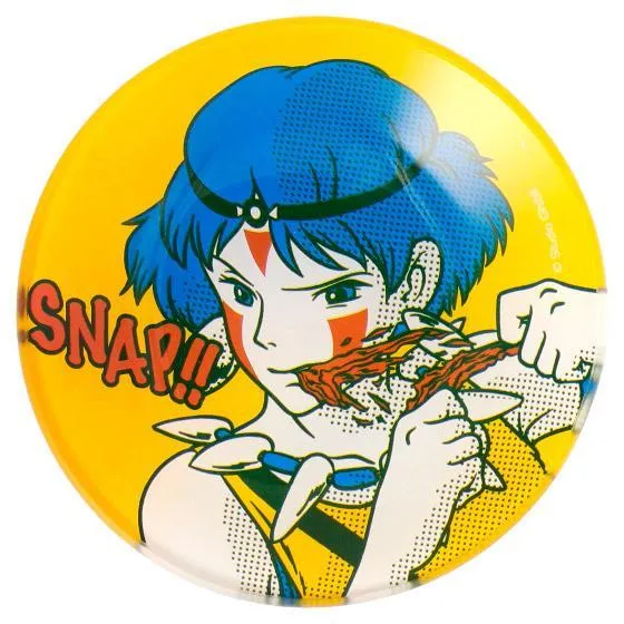 Princess Mononoke: San & Dried Meat Mini Glass Plate Online Forum Chibi Character