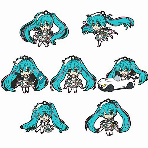 Superhero Item Ancient God Racing Miku 2019 Ver. Nendoroid Plus Capsule Rubber Key Chain (Capsule)