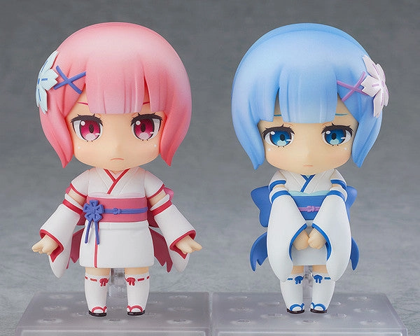 Ram & Rem (Childhood Ver.) Nendoroid Re:Zero kara Hajimeru Isekai Seikatsu Gift wrapping Stone Statue