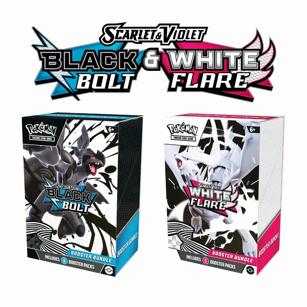 Random Drop Display White Flare Booster Bundle & Black Bolt Booster Bundle