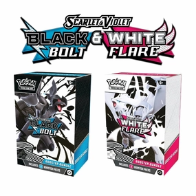 Random Drop Display White Flare Booster Bundle & Black Bolt Booster Bundle