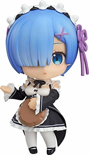 Silver Coated Limited Run Rem Nendoroid (#663) Re:Zero