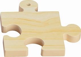 Collector's Album Assembly Required Nendoroid More Puzzle Base Wood Grain