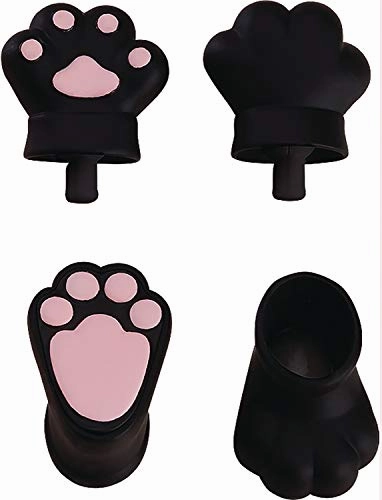 Eco Friendly Nendoroid Doll Animal Hand Parts Set Black