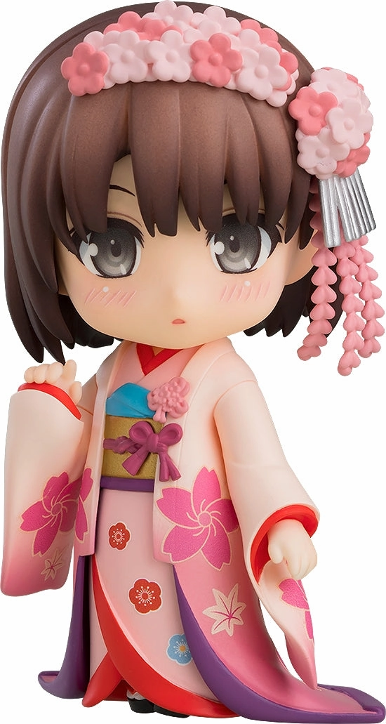 Gaming Art Action Statue Saenai Heroine no Sodatekata fine Nendoroid#1114 Katou Megumi Kimono Ver. (Good Smile Company)