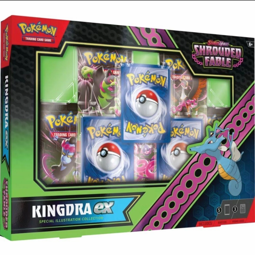 Limited Drop Display Premium Collectible Item Scarlet & Violet Shrouded Fable Kingdra ex Special Collection POKEMON TCG