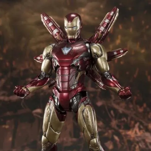 S.H.FIGUARTS AVENGERS ENDGAME FINAL BATTLE IRON MAN MK85 Premium Figure Mountain Animal