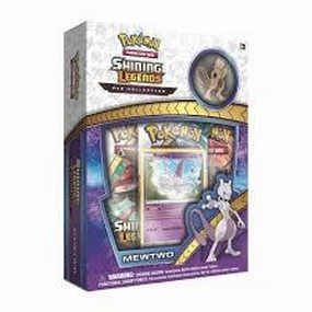 Collector's Pack Display Limited Series Display Shining Legends Mewtwo Pin Collection