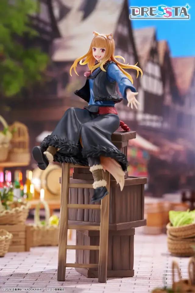 Spice and Wolf: Holo Dressta Figure Art Display