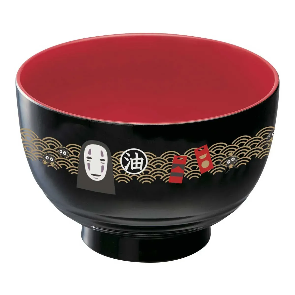 Spirited Away: No Face Traditional Japanese Lacquerware Small Bowl Passed Down Poseable Figure