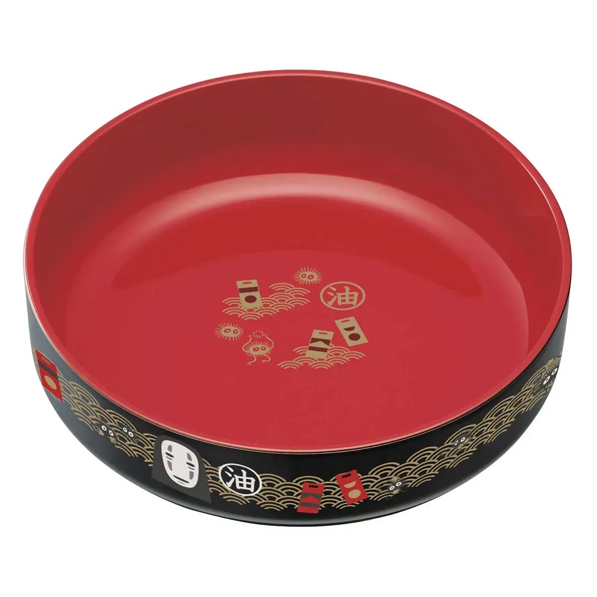 Kawaii Design Official Merchandise Spirited Away: No Face Traditional Japanese Lacquerware Snack Bowl