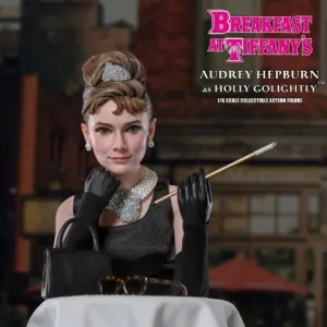 Star Ace Toys SA-0050 Audrey Hepburn as ??Holly Golightly?? Deluxe Version 1/6 Scale Action Figure Chrome Plated
