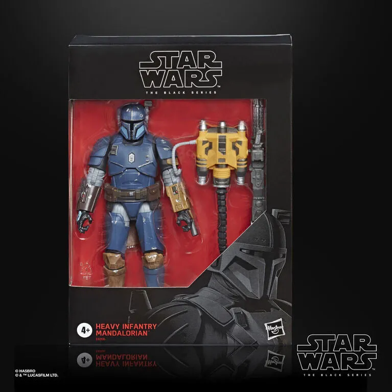 Limited Toy Cute Mascot Star Wars The Black Series Deluxe Heavy Infantry Mandalorian (The Mandalorian) 6-Inch Action Figure