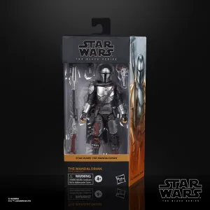Star Wars The Black Series The Mandalorian (Beskar) 6-Inch Action Figure Game Merch Asian Art