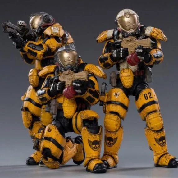 Metaverse Asset Premium Statue JOY TOY STAR HAWK 02ST INTERSTELLAR TROOPER 1/18 FIG 3PK