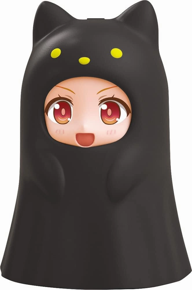 Superhero Decor Nendoroid More Kigurumi Face Parts Case Ghost Cat (Black)