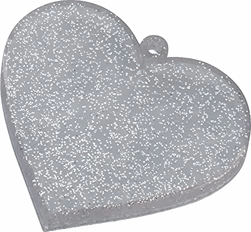 Cartoon Figure Collection Showcase Nendoroid More Heart Base (Silver Glitter)