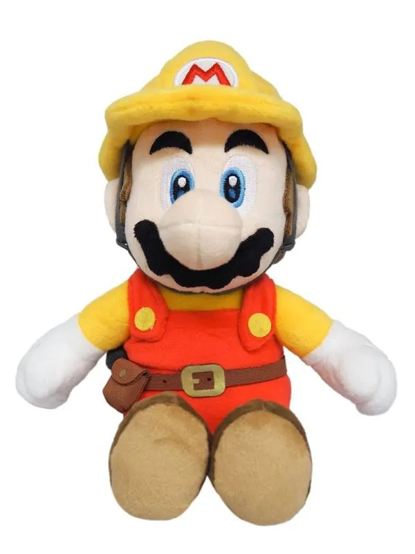 Super Mario Bros.: Mario (Super Mario Maker) 7" Plush Art Hobby Farm Animal