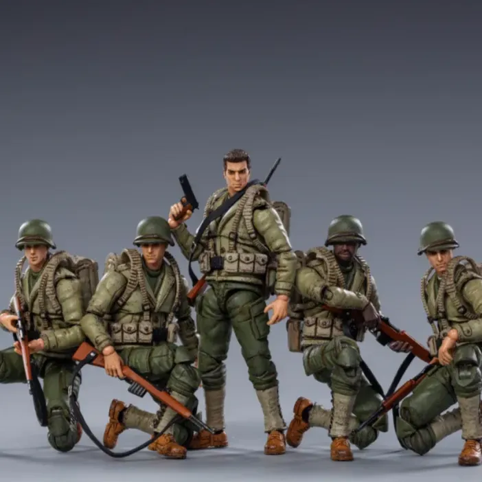JOY TOY WWII US ARMY 1/18 FIGURE 5PK City Memento Legacy Item