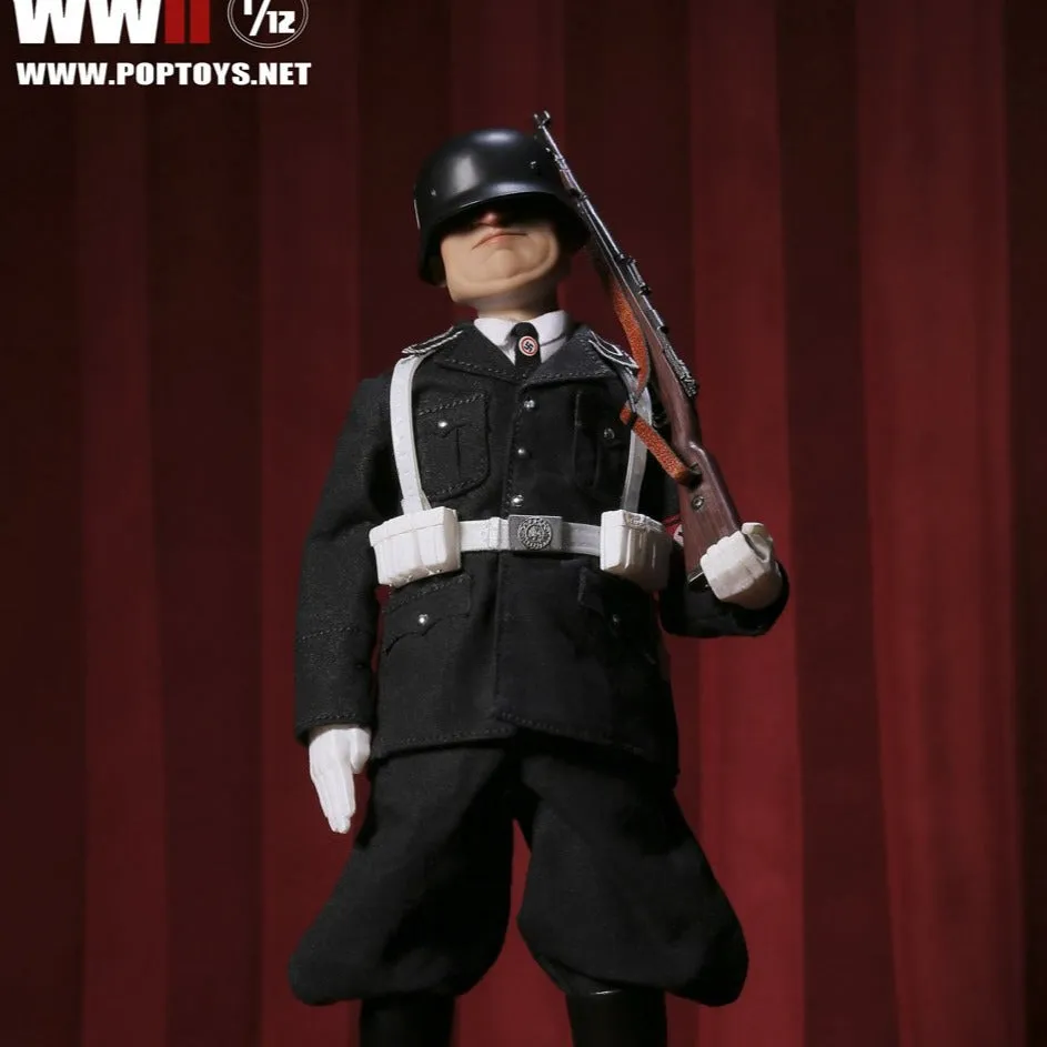 POP Toys [POP-BGS010] Black SS Fatso 1/12 Display Hero Articulated Joint