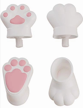 Nendoroid Doll Animal Hand Parts Set White Cryptid Model Science fiction