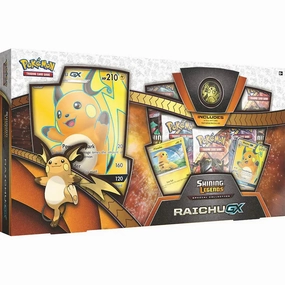 POKEMON TCG SHINING LEGENDS RAICHU GX SPECIAL COLLECTION Toy Series Series Random Series Display